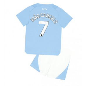 Manchester City Joao Cancelo #7 babykläder Hemmatröja barn 2023-24 Korta ärmar (+ Korta byxor)